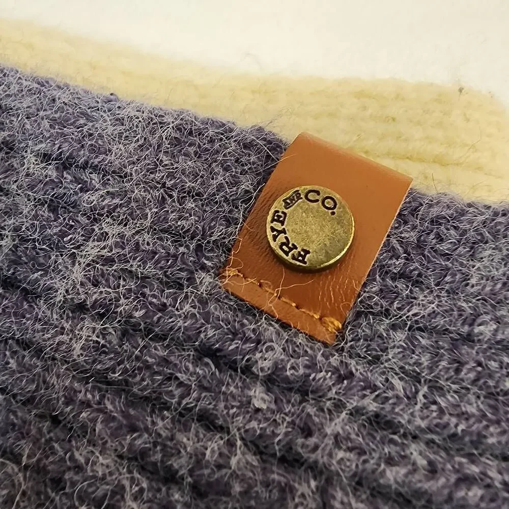 Frye & Co Dip Dye Scarf Wrap Cold Weather Blue Scarf New without tags